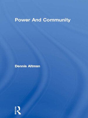 cover image of Power and Community